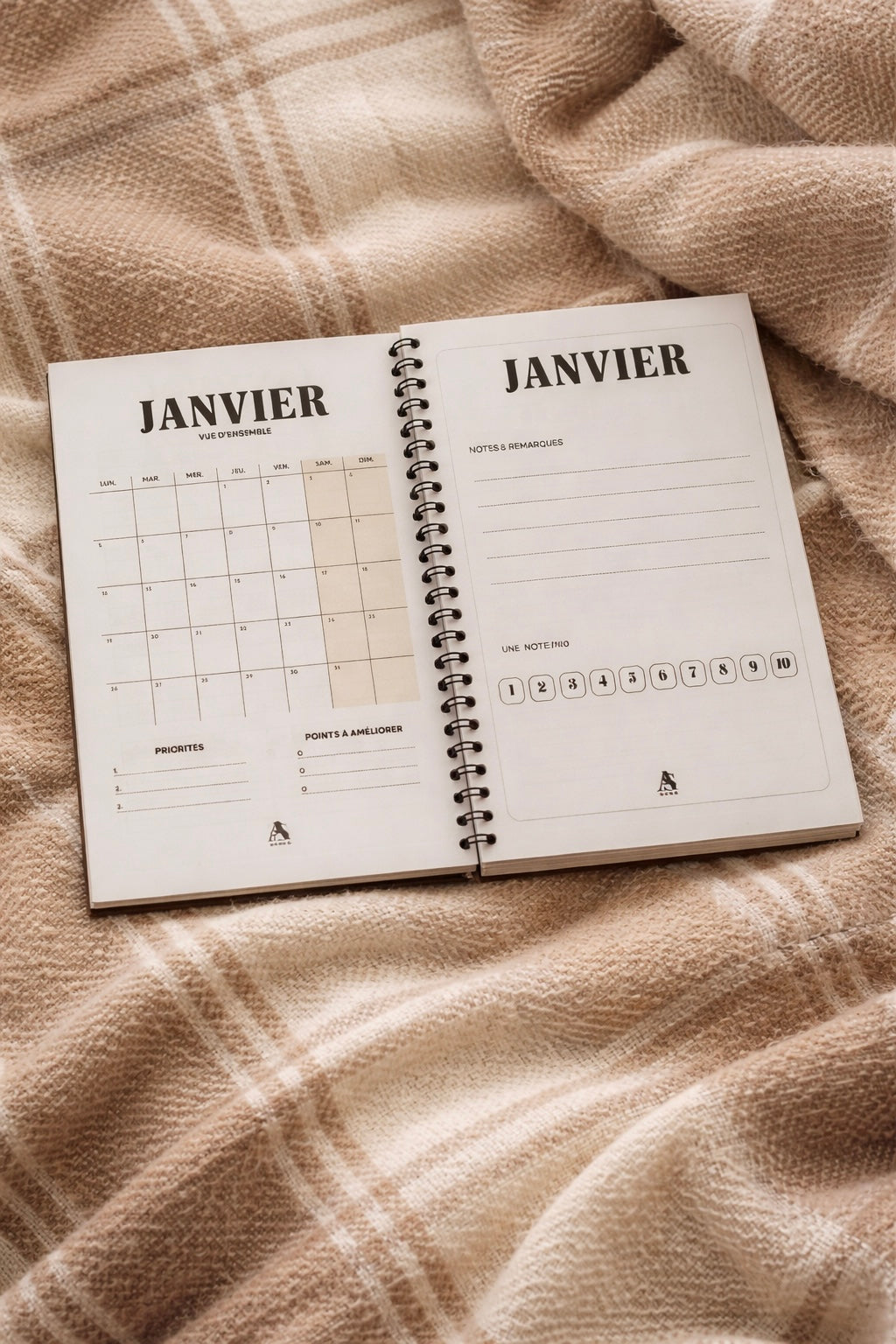 TALO 2026 - Planner mensuel